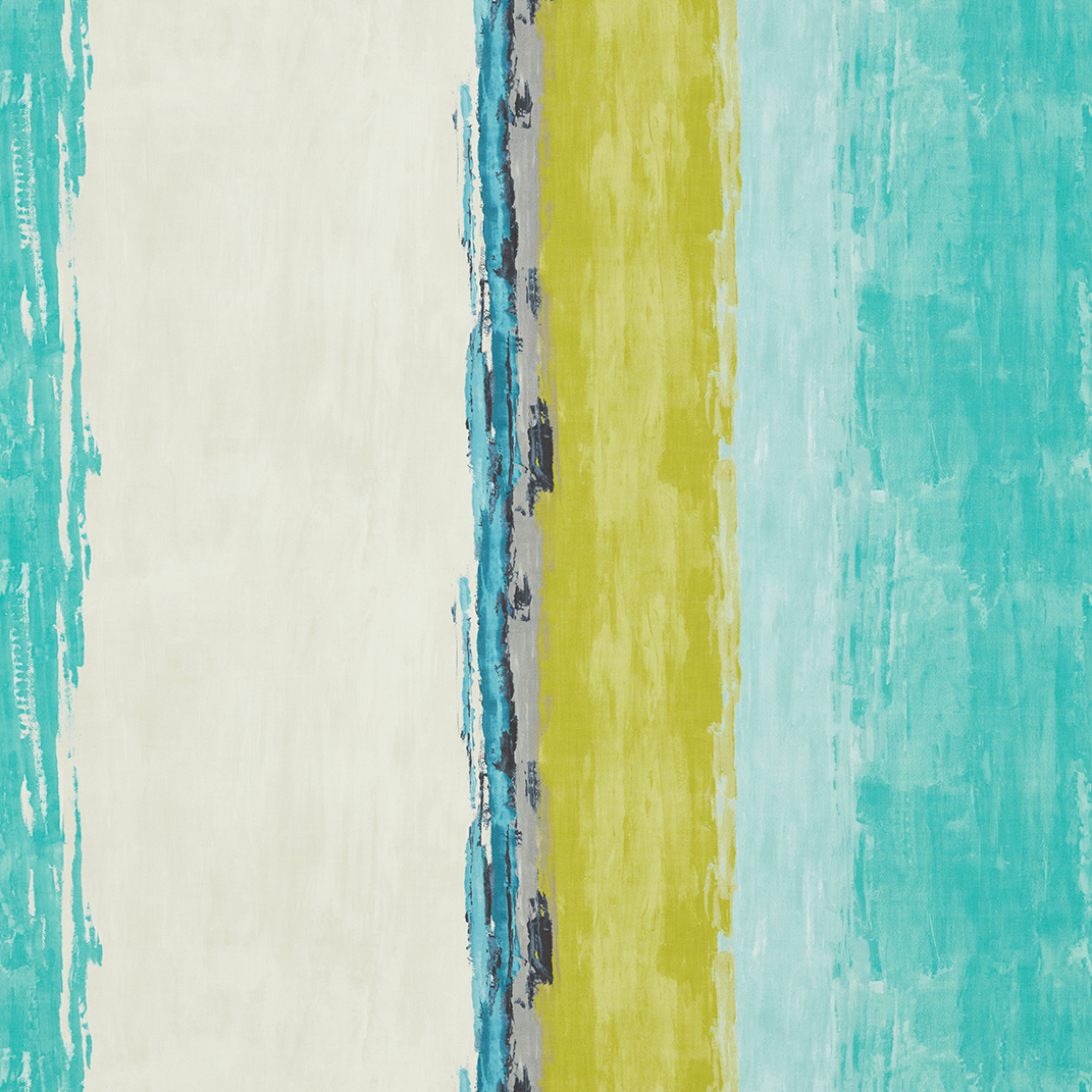 Setola Ocean/Steel/Lime Fabric by Harlequin