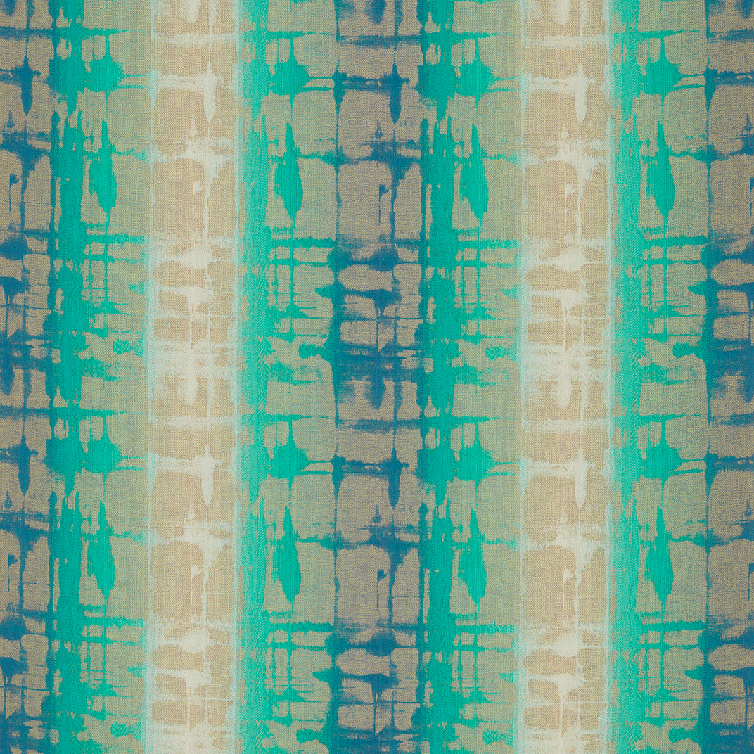 Flux Aqua/Lagoon Fabric by Harlequin