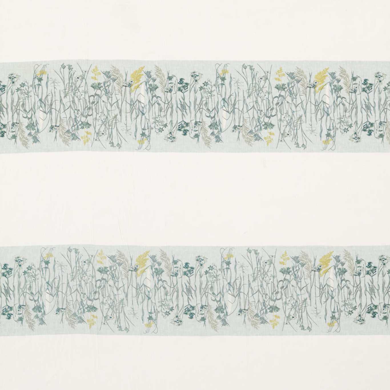 Pressed Flowers Mist/Linden Fabric by Sanderson