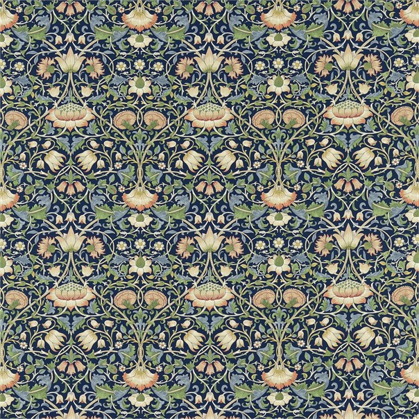 Lodden Indigo/Mineral Fabric by William Morris & Co.