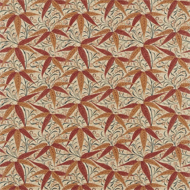 Bamboo Russet/Siena Fabric by William Morris & Co.