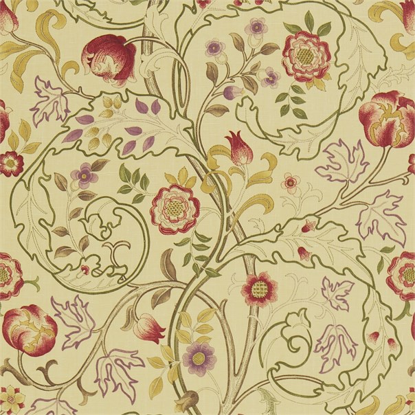 Mary Isobel Red/Gold Fabric by William Morris & Co.