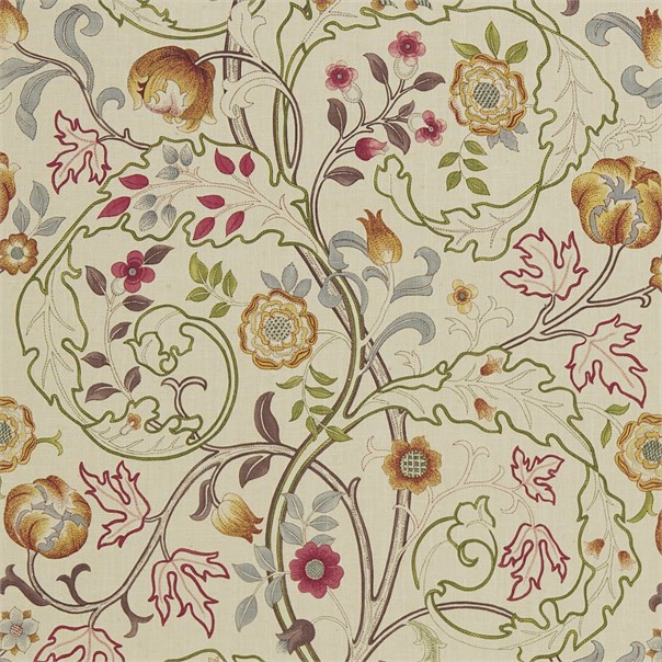 Mary Isobel Rose/Slate Fabric by William Morris & Co.