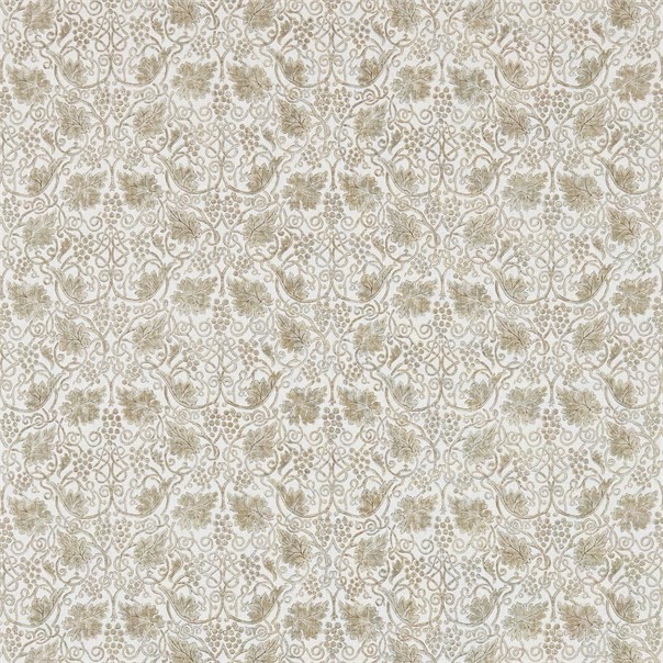 Grapevine Linen/Ecru Fabric by William Morris & Co.