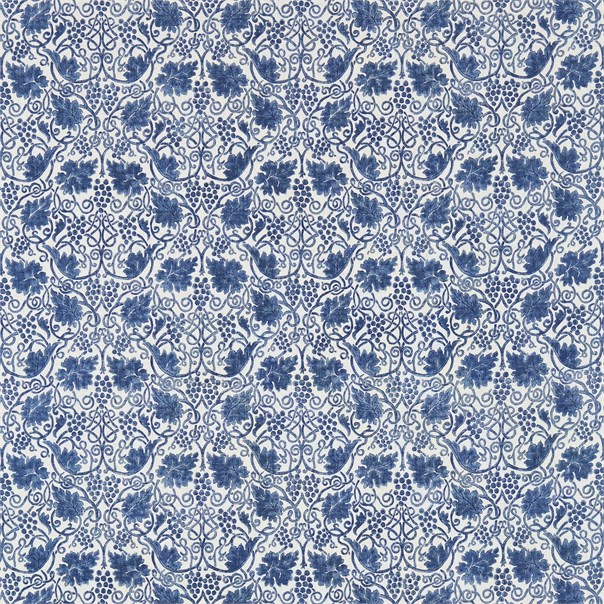 Grapevine Indigo Fabric by William Morris & Co.