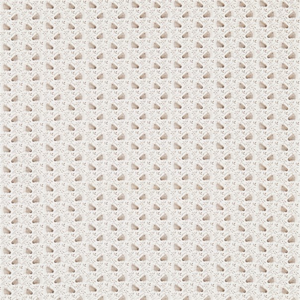 Swans Linen/Ecru Fabric by William Morris & Co.