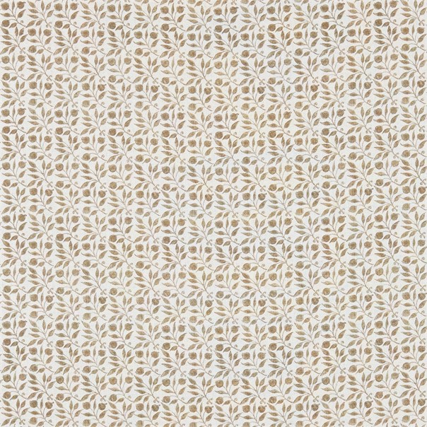 Rosehip Linen/Ecru Fabric by William Morris & Co.