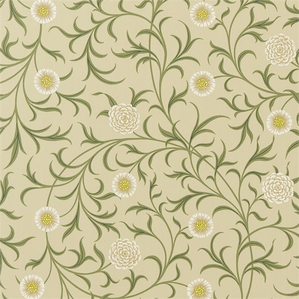 Scroll Loden/Thyme Fabric by William Morris & Co.