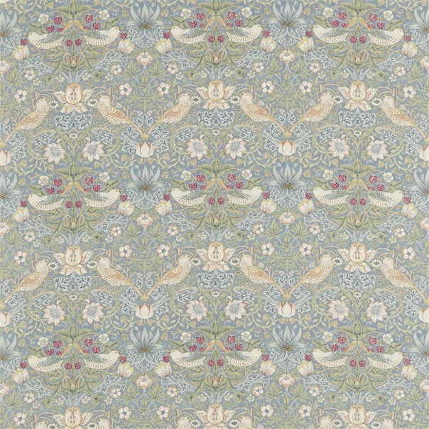 Strawberry Thief Slate Vellum By William Morris Co Made To