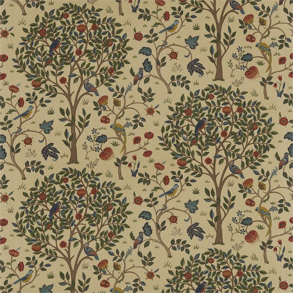 Kelmscott Tree Forest/Gold Fabric by William Morris & Co.