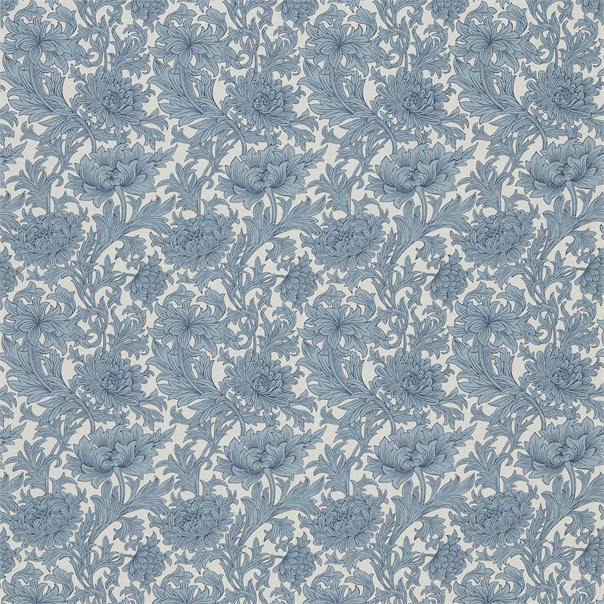 Chrysanthemum Toile Wood/Chalk Fabric by William Morris & Co.