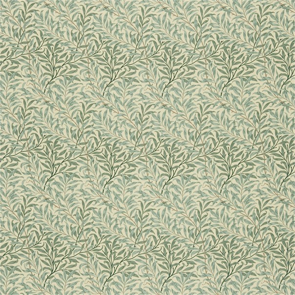 Willow Bough Cream/Pale Green Fabric by William Morris & Co.