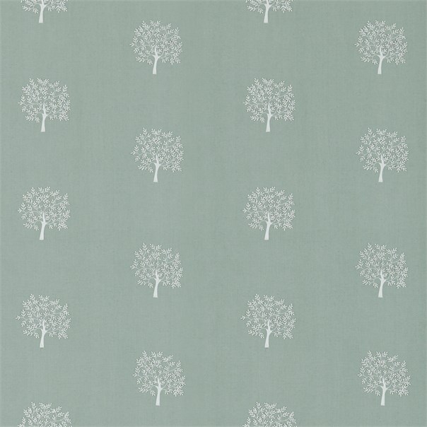 Woodland Tree Celadon/Ivory Fabric by William Morris & Co.