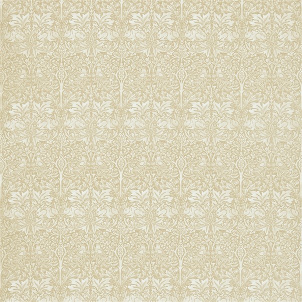 Brer Rabbit Manilla/Ivory Fabric by William Morris & Co.