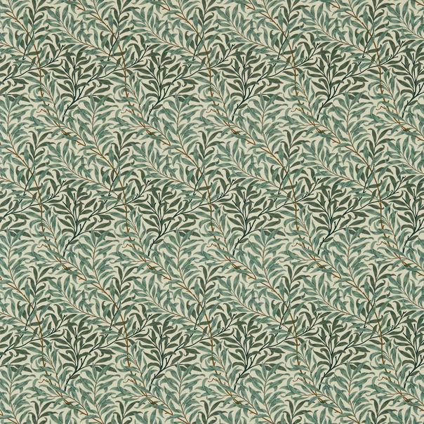 Willow Boughs Cream/Green Fabric by William Morris & Co.
