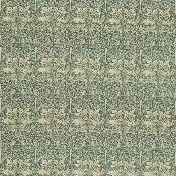 Brer Rabbit Forest/Manilla Fabric by William Morris & Co.