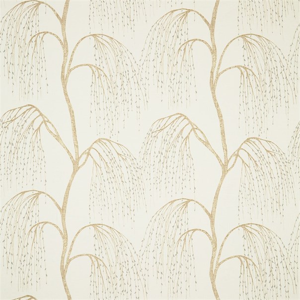 Willow Cappuccino Silver and Neutral Fabric by Harlequin
