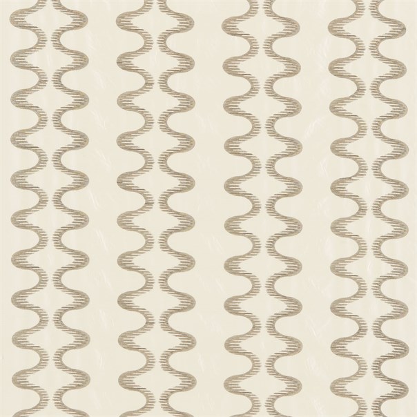 Flow Silver Grey and Cream Fabric by Harlequin