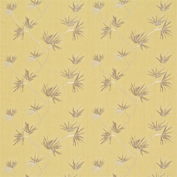 Entwine Slate Silver and Ochre Fabric by Harlequin
