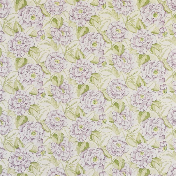Rosella Aubergine Lime and Neutral Fabric by Harlequin