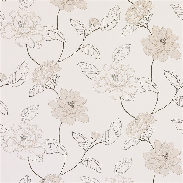 Florine Slate Coffee and Cappuccino Fabric by Harlequin