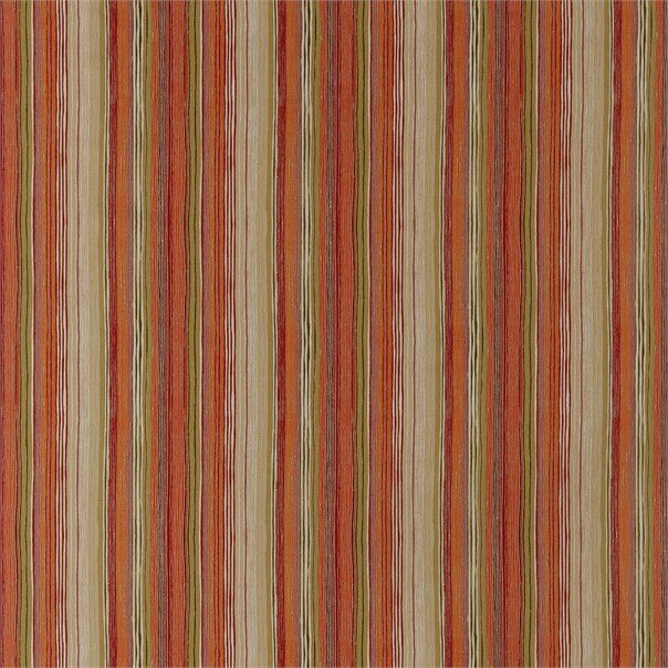 Cassia Ruby Terracotta Khaki Willow and Neutral Fabric by Harlequin