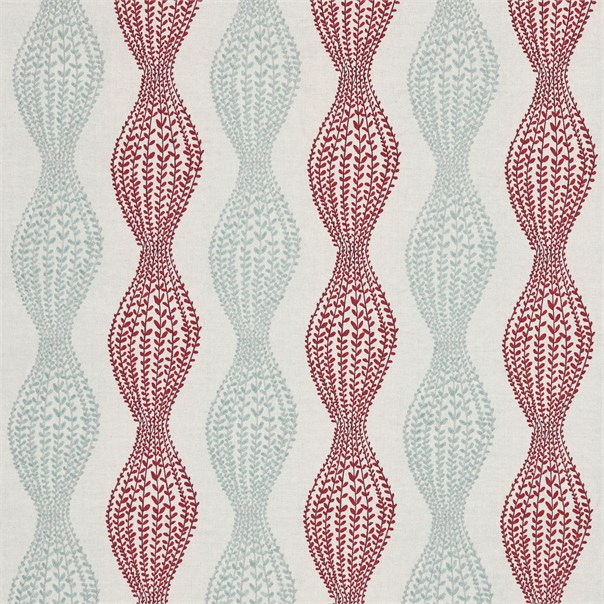 Betula Red Duckegg and Neutral Fabric by Harlequin