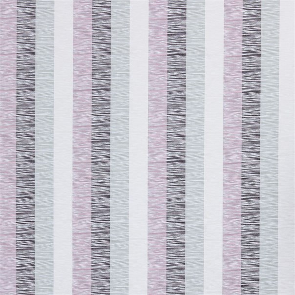 Corvini Stripe Soft Amethyst Cappacino and Grey Fabric by Harlequin