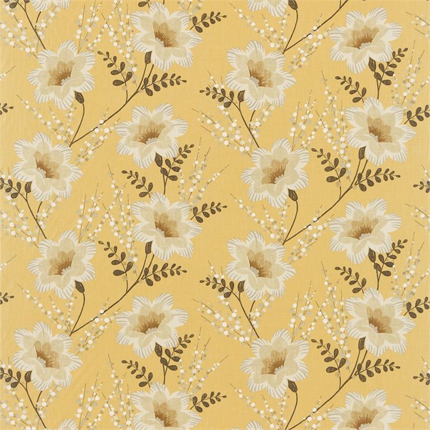 Constance Mustard and Neutral Fabric by Harlequin