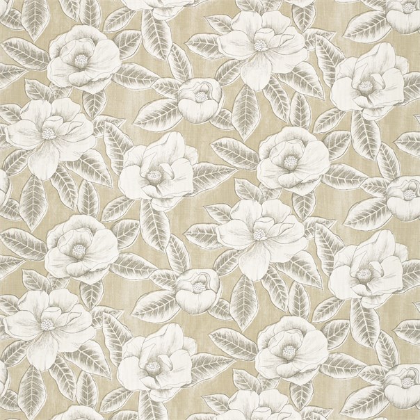Floria Sand/Charcoal Fabric by Harlequin