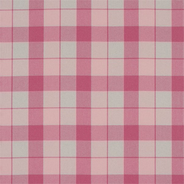 Remi Check Pink and Neutral Fabric by Harlequin