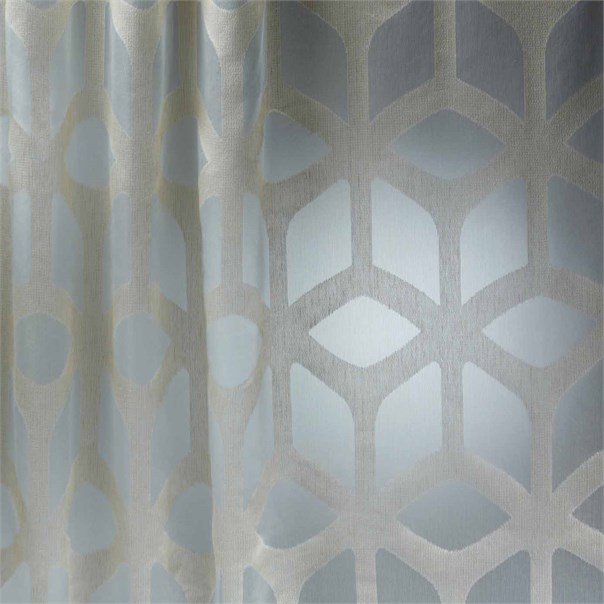 Trellis Linen Fabric by Harlequin