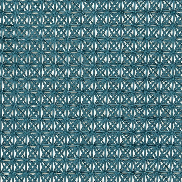 Ribbon Teal Fabric by Harlequin
