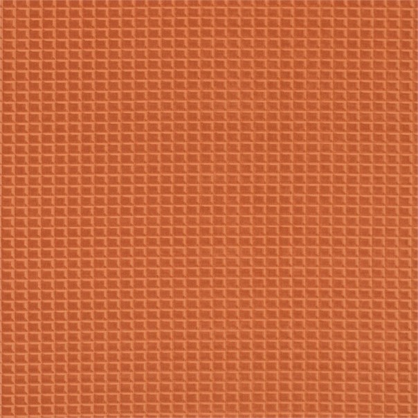 Ridge Tangerine Fabric by Harlequin