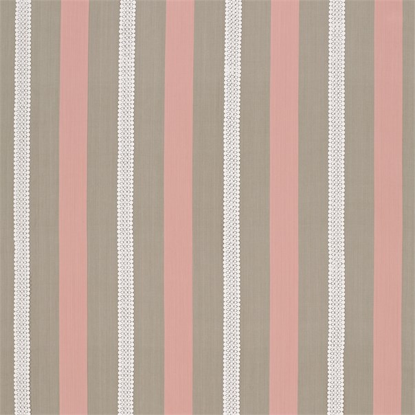 Celsie Coral/Linen Fabric by Harlequin