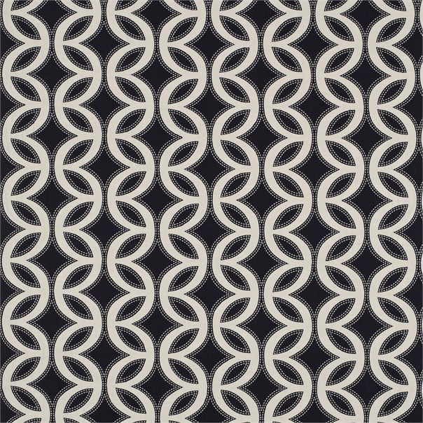 Caprice Ebony/Linen Fabric by Harlequin