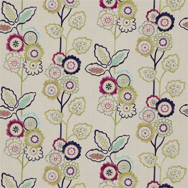 Eden Claret/Amethyst Fabric by Harlequin