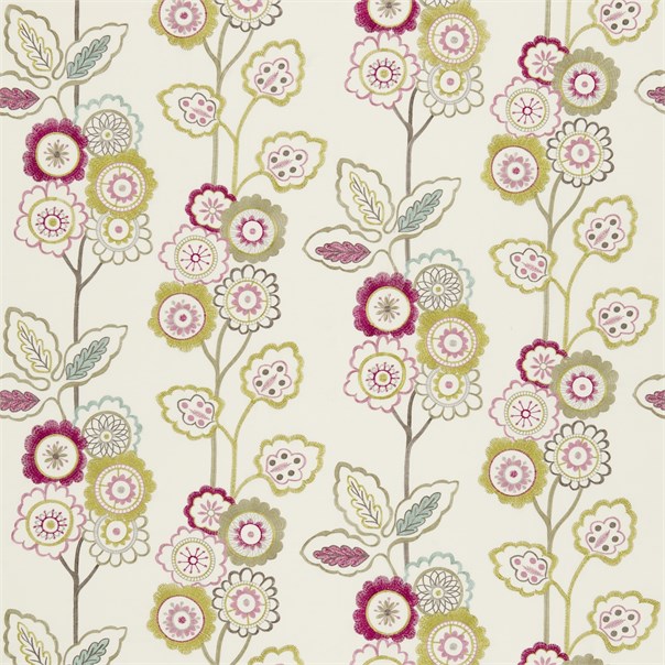 Eden Azalea/Lemongrass Fabric by Harlequin