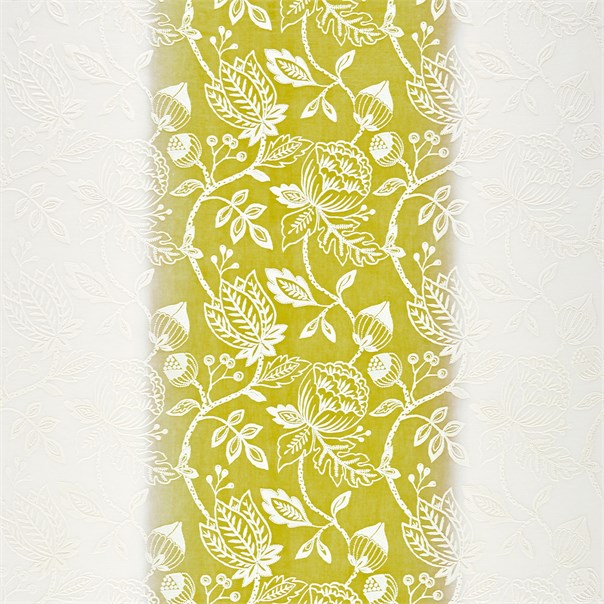 Colette Chartreuse Fabric by Harlequin