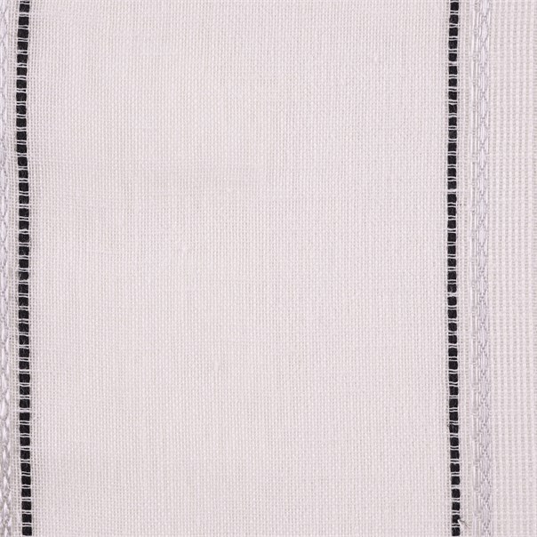 Purity Voiles Ivory/Onyx/Silver Fabric by Harlequin