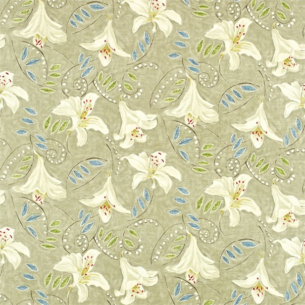 Angelica Silver Fabric by Sanderson