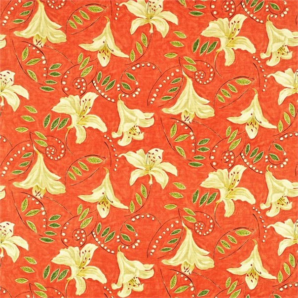 Angelica Terracotta Fabric by Sanderson