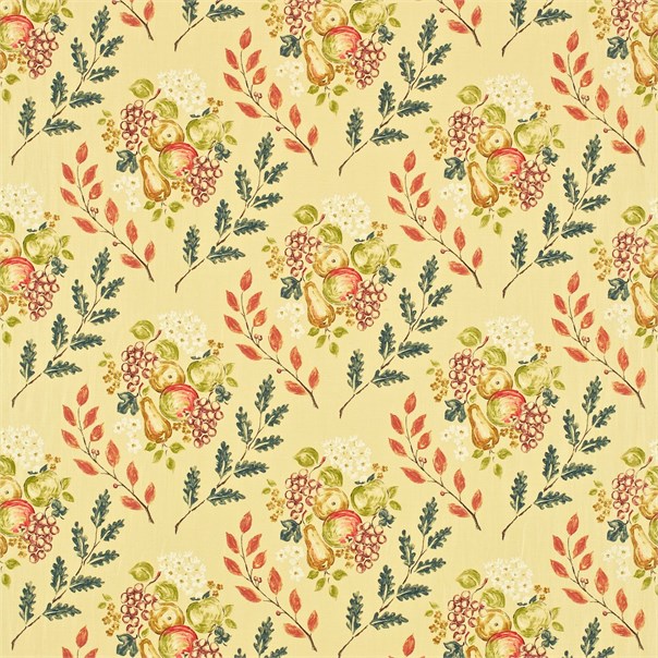 Pomona Russet/Indigo Fabric by Sanderson