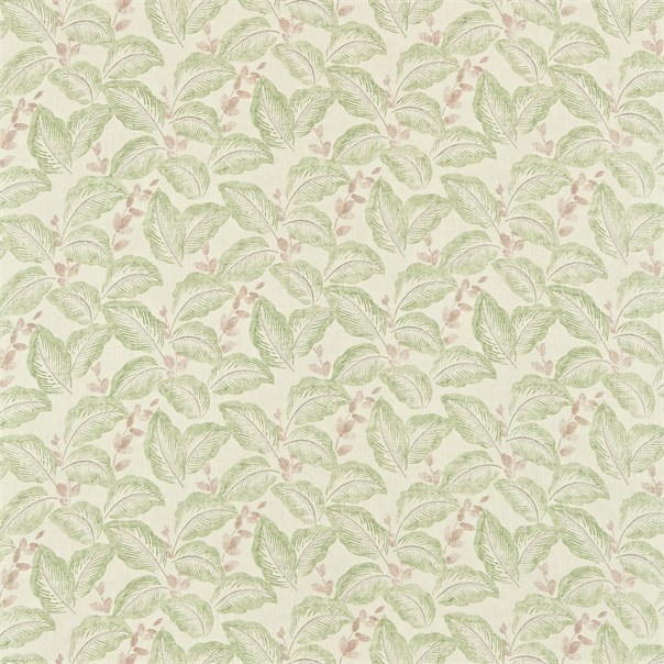 Box Hill Moss/Cream Fabric by Sanderson