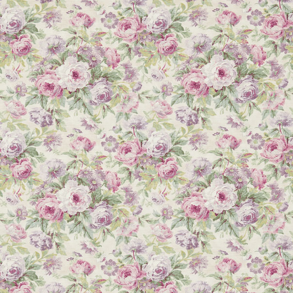 Amelia Rose Pink/Mauve Fabric by Sanderson