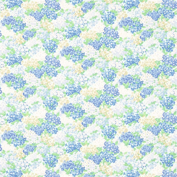 Cottage Garden Sky/Periwinkle Fabric by Sanderson