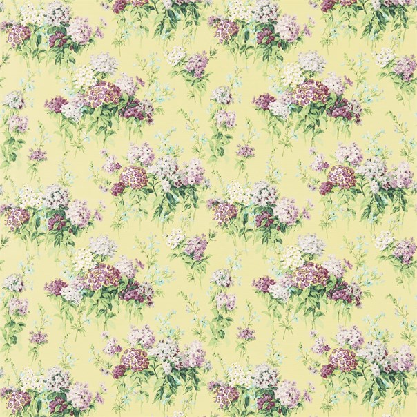 Sweet Williams Linden/Mulberry Fabric by Sanderson