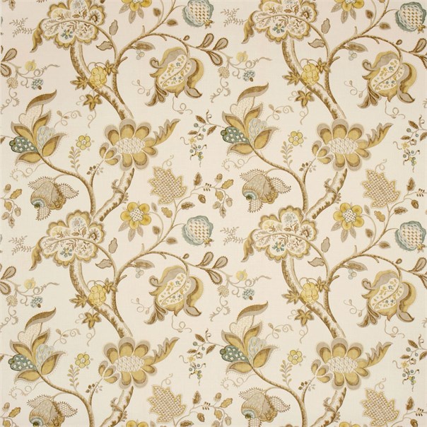 Roslyn Neutral/Gold Fabric by Sanderson