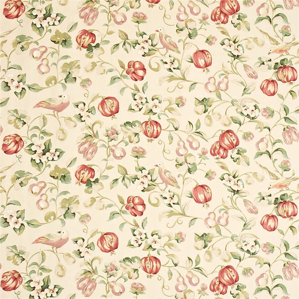 Pear & Pomegranate Mauve/Fennel Fabric by Sanderson