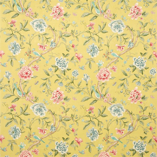 Porcelain Garden Rose/Linden Fabric by Sanderson